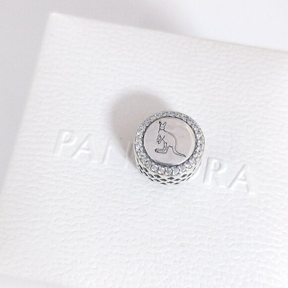 Pandora Australian Kangaroo Charm Bead S925 Silver with box - Picture 7 of 8